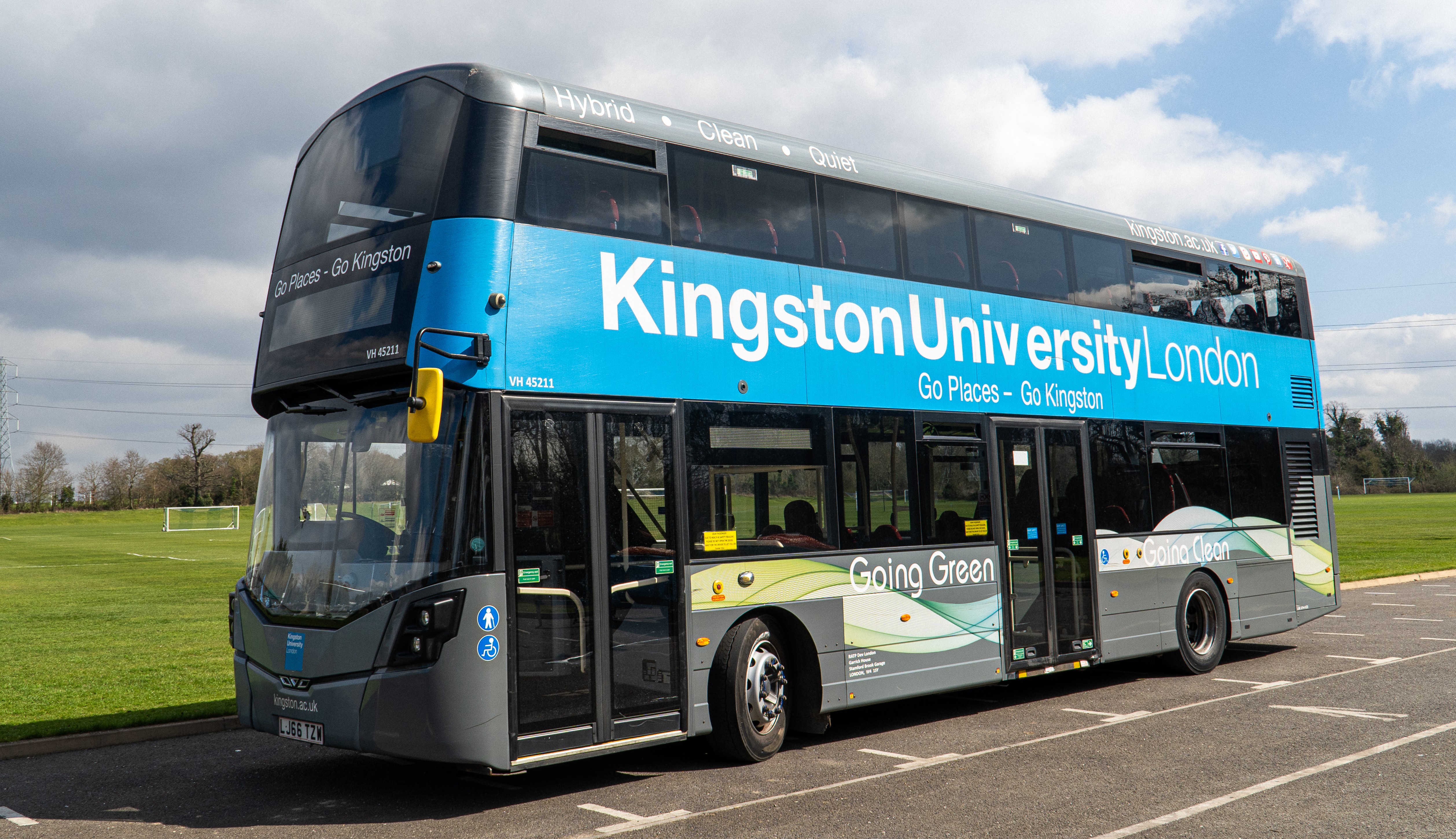 image of kingston university bus