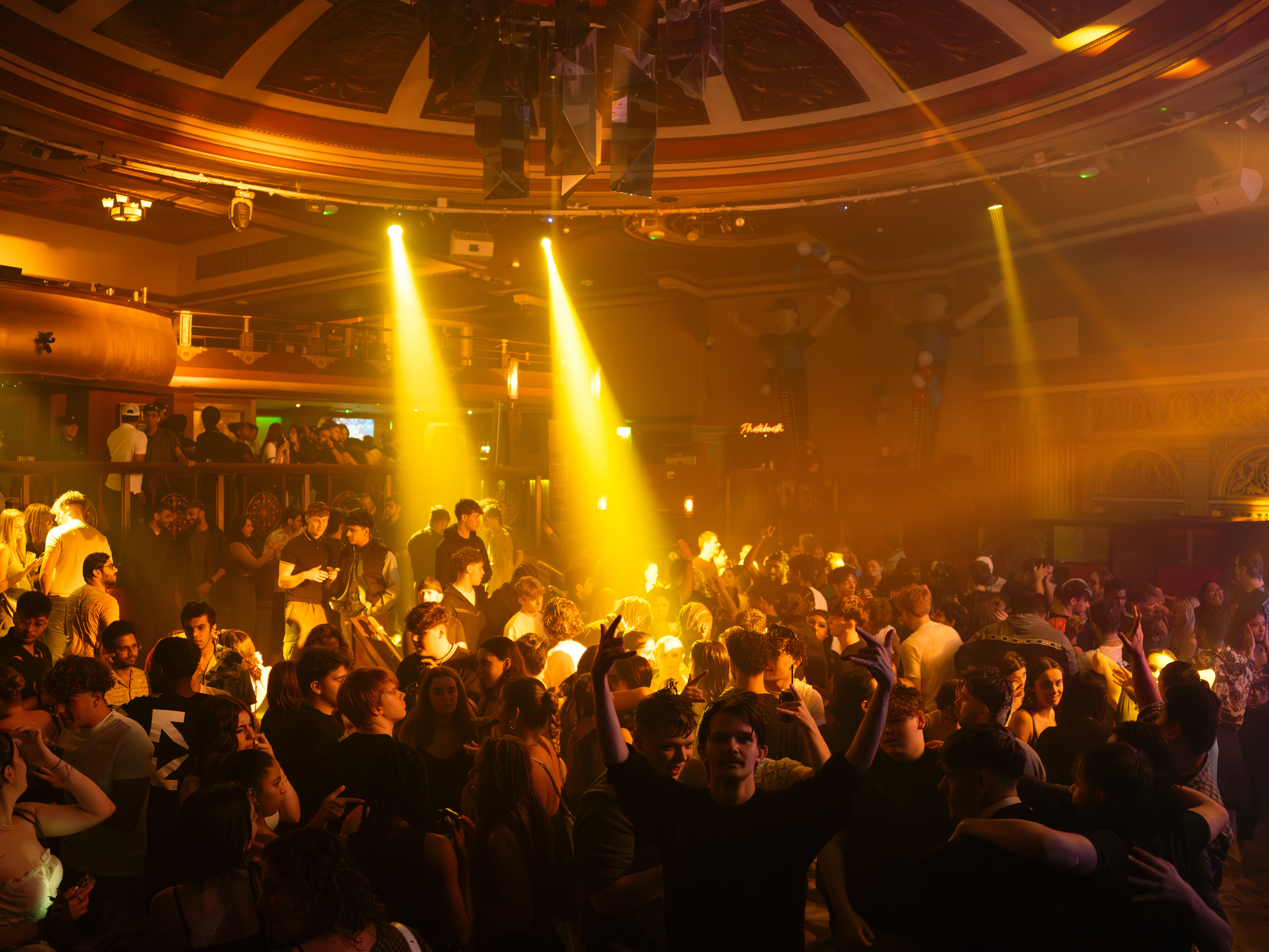 Image of students partying at a club