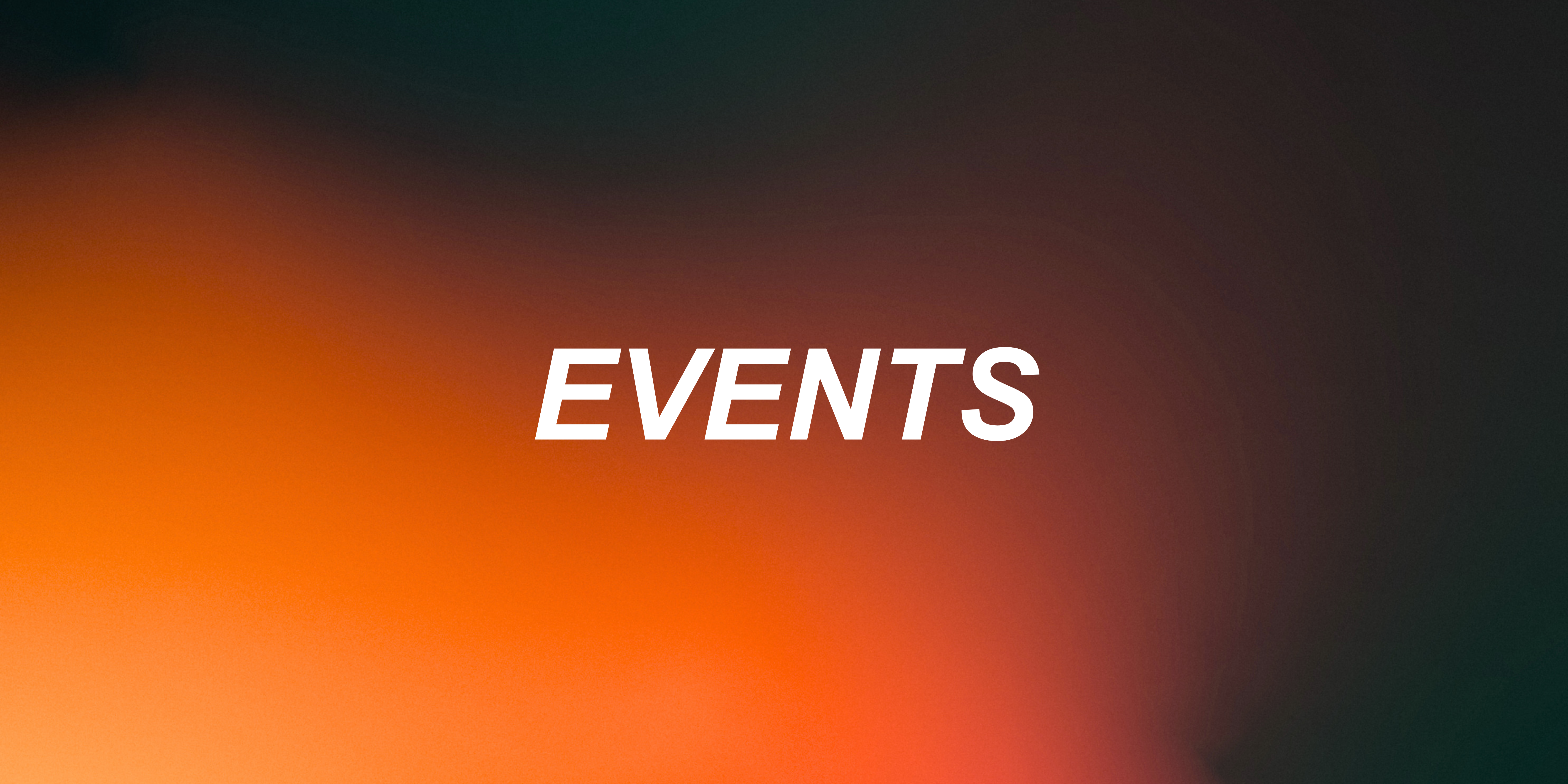 Gradient background with events as a title